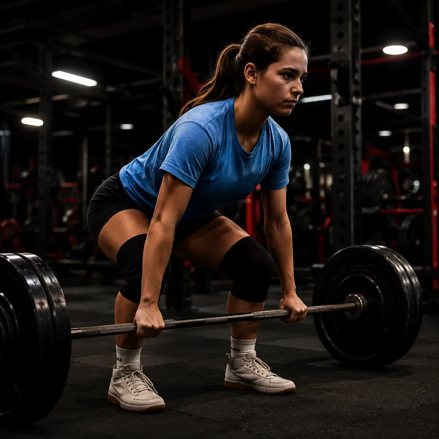 Youth strength training session at GAINS GYM in Palatine, IL